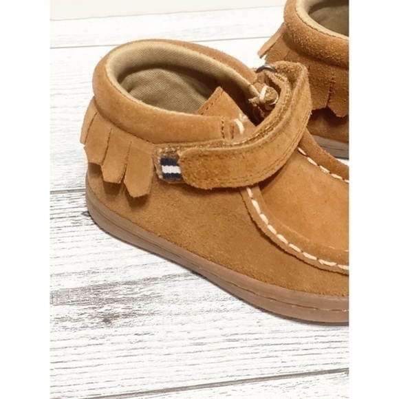 Hanna Andersson Haskell Leather Ankle Moccasin Boots - Picture 2 of 7